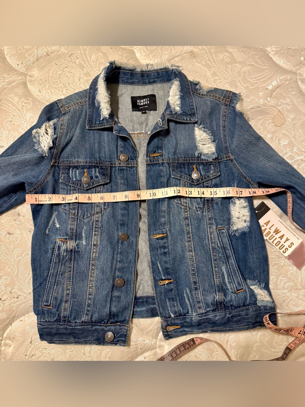 Cool 😎 Jeans Ripped Jacket - Picture 8 of 8